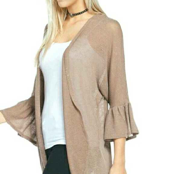 Bellino "Bell-sleeve Open Cardigan" - Picture 4 of 4