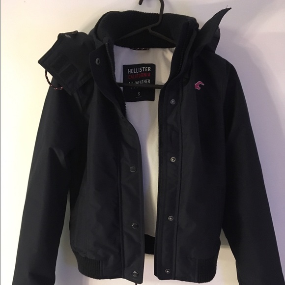 Navy Blue Hollister Jacket