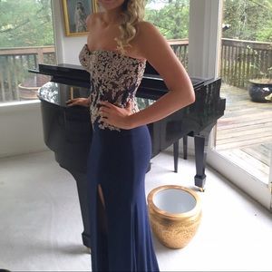 Floor length formal dress