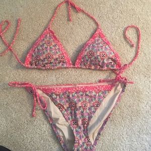 Victoria's Secret floral printed bikini set