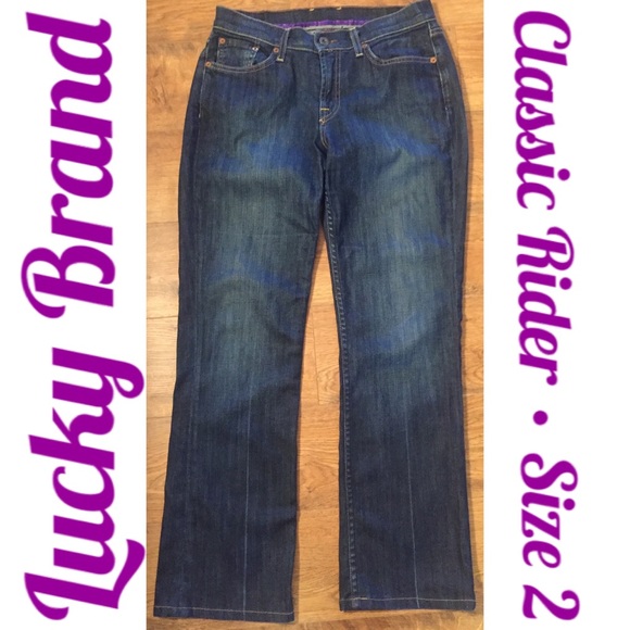 Lucky Brand Classic Rider Boot Cut Jeans Sz 2/26