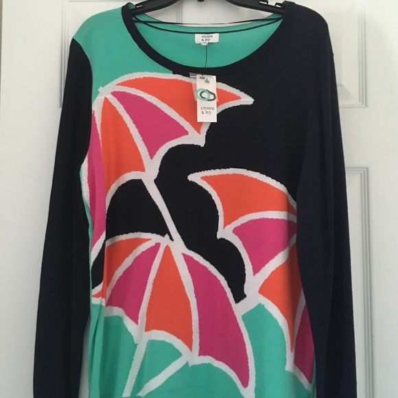 Crown & Ivy Sweater NEW