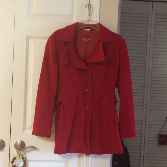 Women's wool peacoat, size 10.
