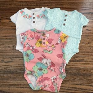 Set of three Carter's bodysuits
