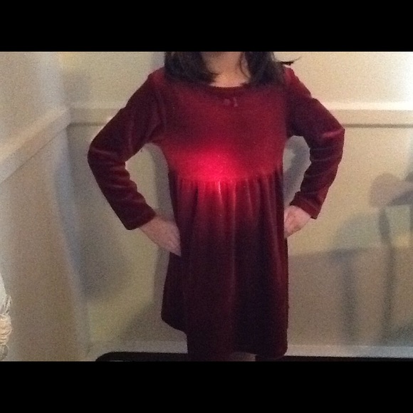 Burgundy Glittery Dress