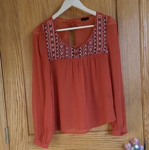 Tribal pattern blouse