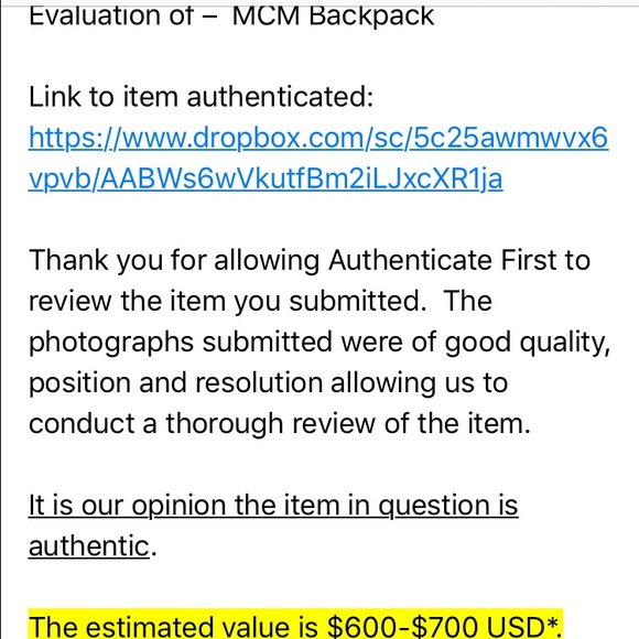 🚫Sold❌ MCM backpack - Picture 4 of 4