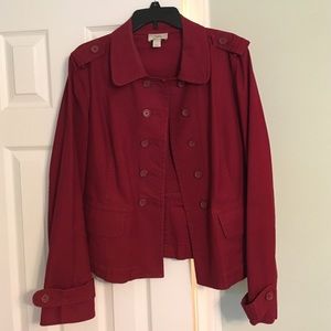 Red jacket