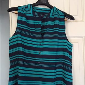 J crew factory sleeveless blouse- like new