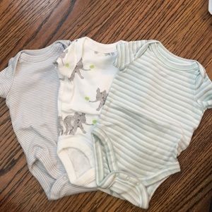 Set of gender neutral onesies