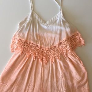 Light orange Ombre romper