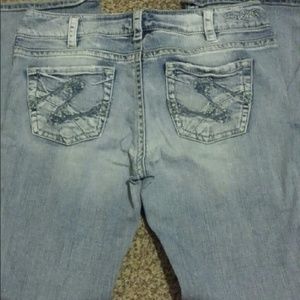 Silver jeans