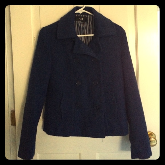 Navy Blue Pea Coat