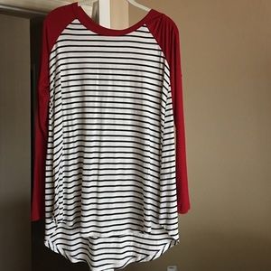 Striped Tunic top