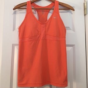 Nike Dry-Fit Workout Tank with Built-in Bra