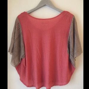 We The Free Striped Lace Batwing Top - Sz. L❤
