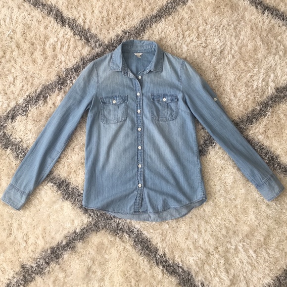 J.Crew Chambray Top