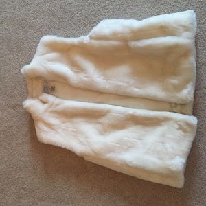 Faux fur loft vest