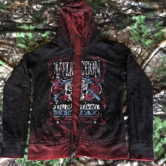 Reversible Affliction hoodie