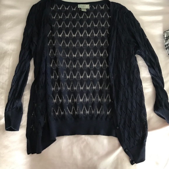 Loft navy sweater