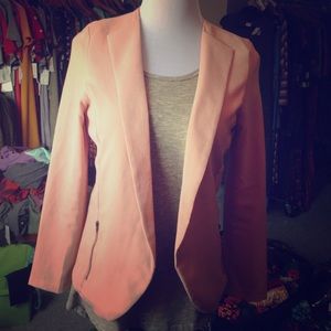 Blush color blazer
