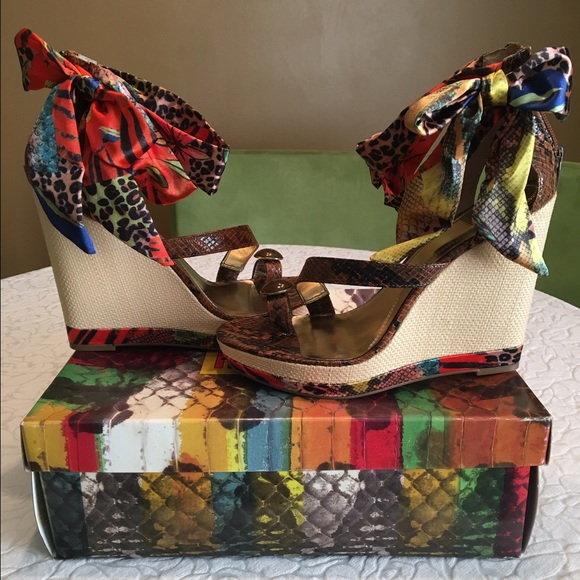 Falchi Wedge Sandals - Picture 4 of 4