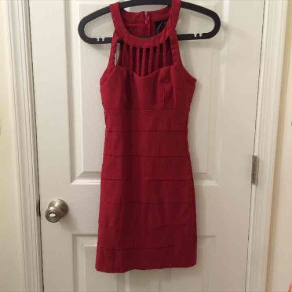 Red Bodycon Dress - Picture 1 of 4