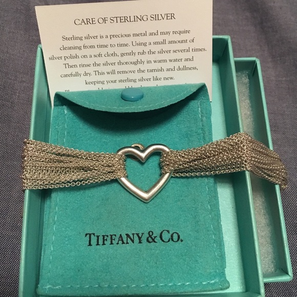 Tiffany & Co. Jewelry - TIFFANY & CO. mesh heart bracelet