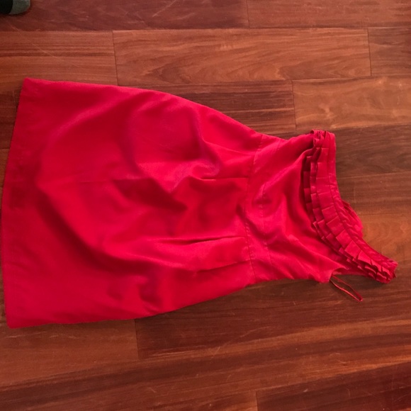 Size 2 one strap red dress from the limited lined