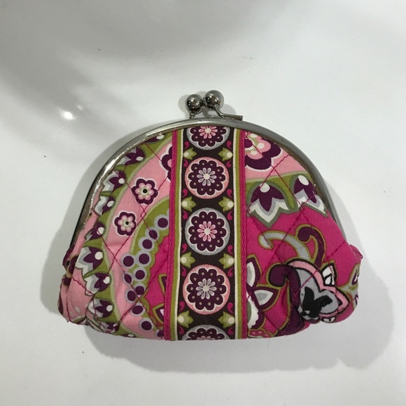 Vera Bradley Double Kiss Coin Purse