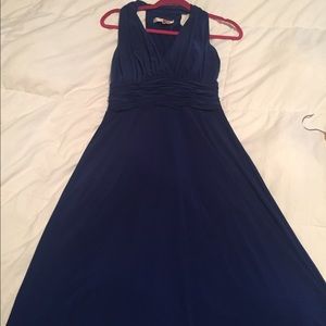 Royal Blue A Line Dress