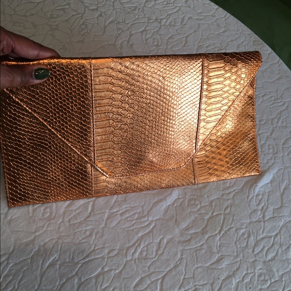 Metallic orange clutch - Picture 4 of 4