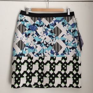 Peter Pilotto for target. Dual patterned skirt 12