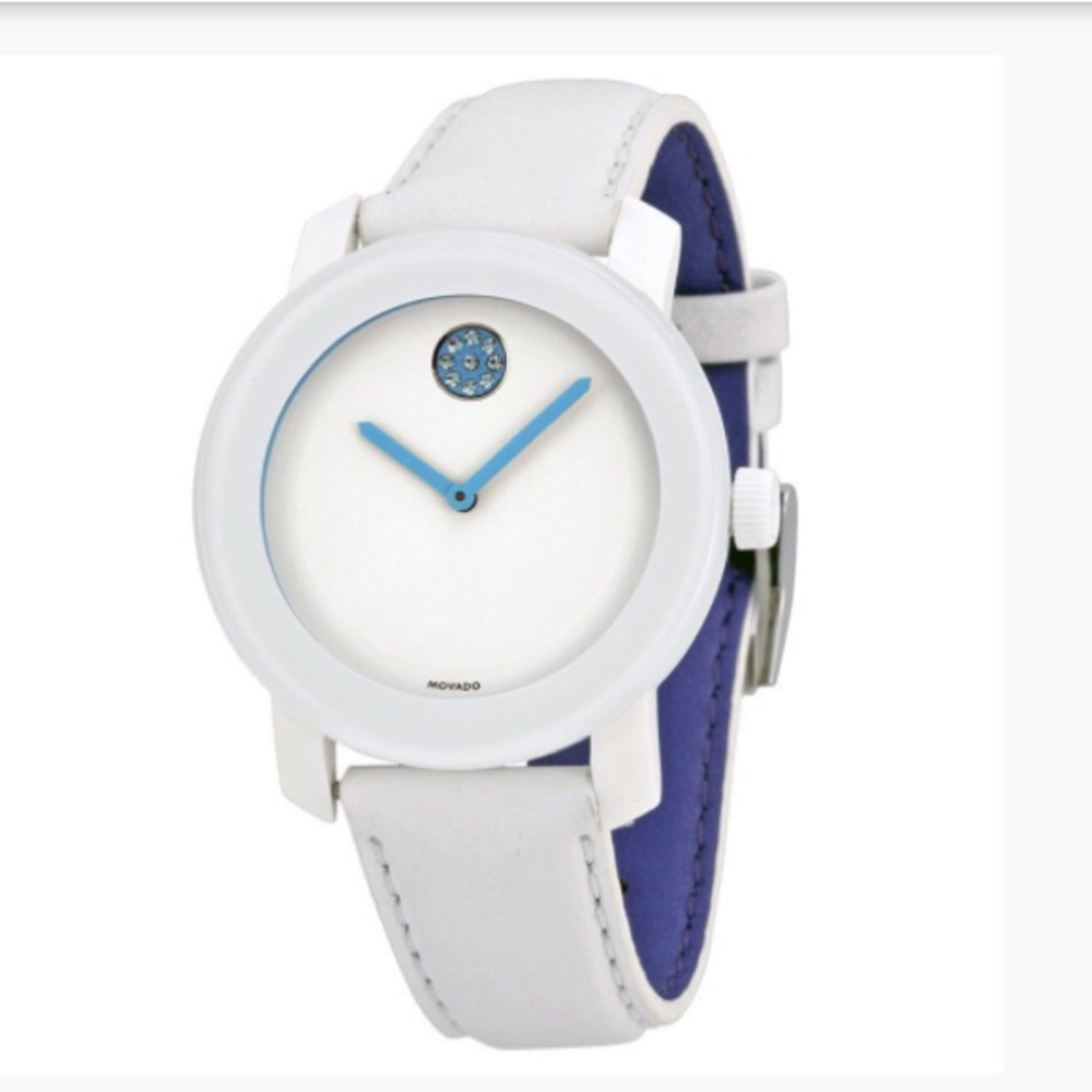 Movado Bold White and Blue *SOLD*