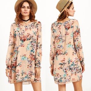 SOLD! NEW Chiffon Floral Dress
