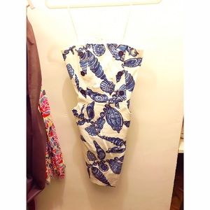 Lilly Pulitzer strapless dress!