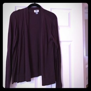 Women's Size L Plum Old Navy Cardigan