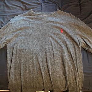 Polo Navy Long Sleeve T shirt Small