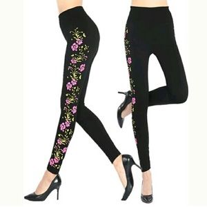 🎄NWT French Terry Fleece Knitted Leggings🎄