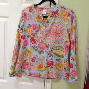 Bright and fun floral top.