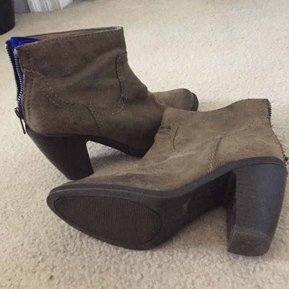 Brown booties