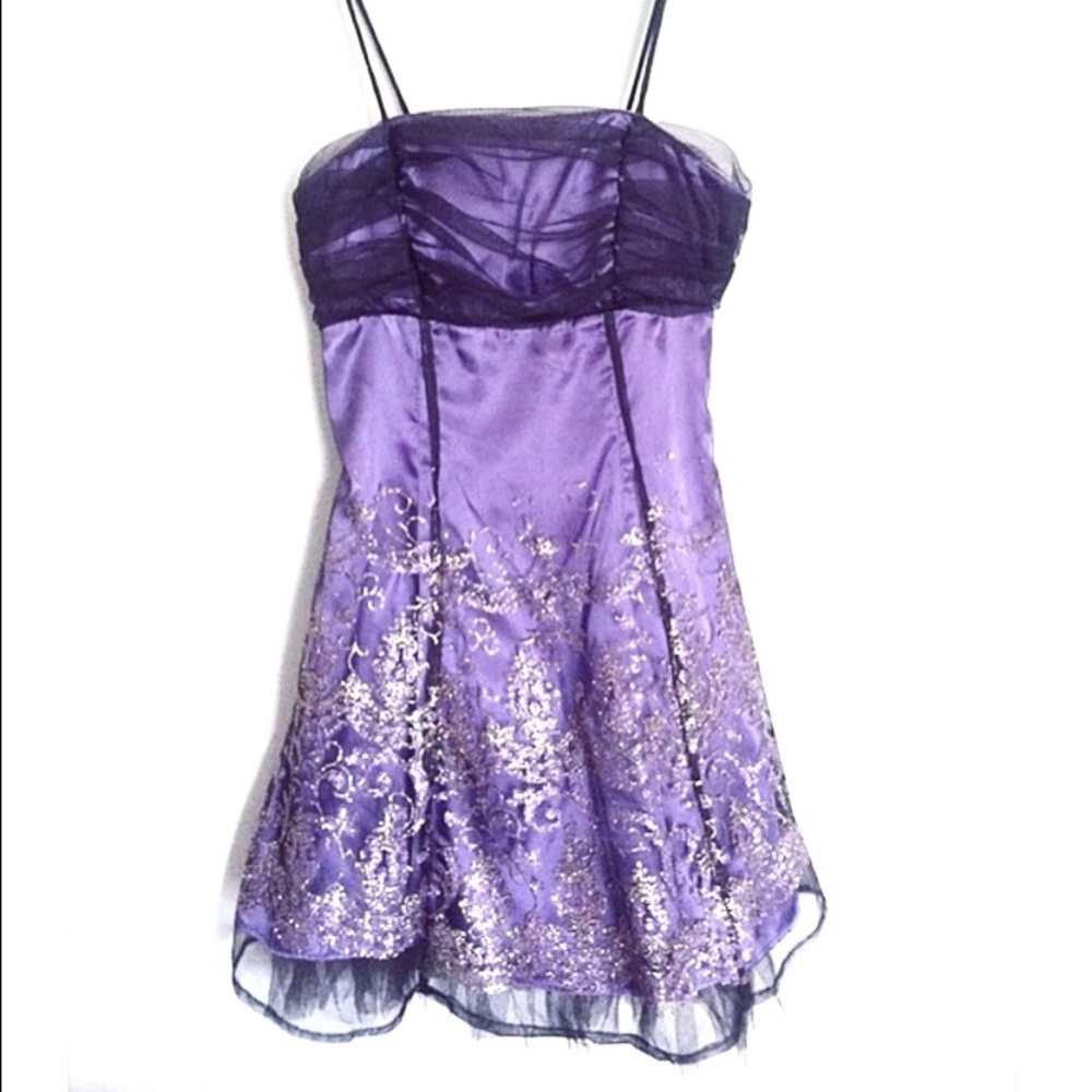 Purple Dress.