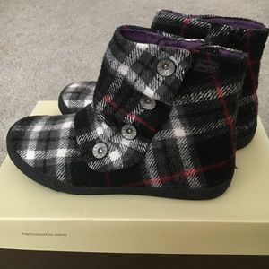 Blowfish Plaid booties