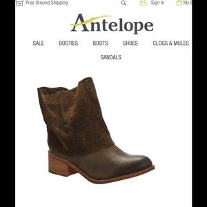 Antelope 364 leather ankle boots. Size 39.