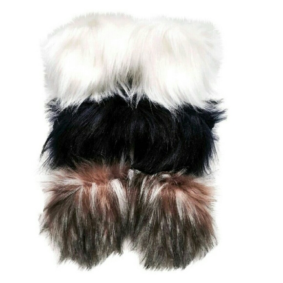 NEW! Faux Fur Sleep Mask - BROWN