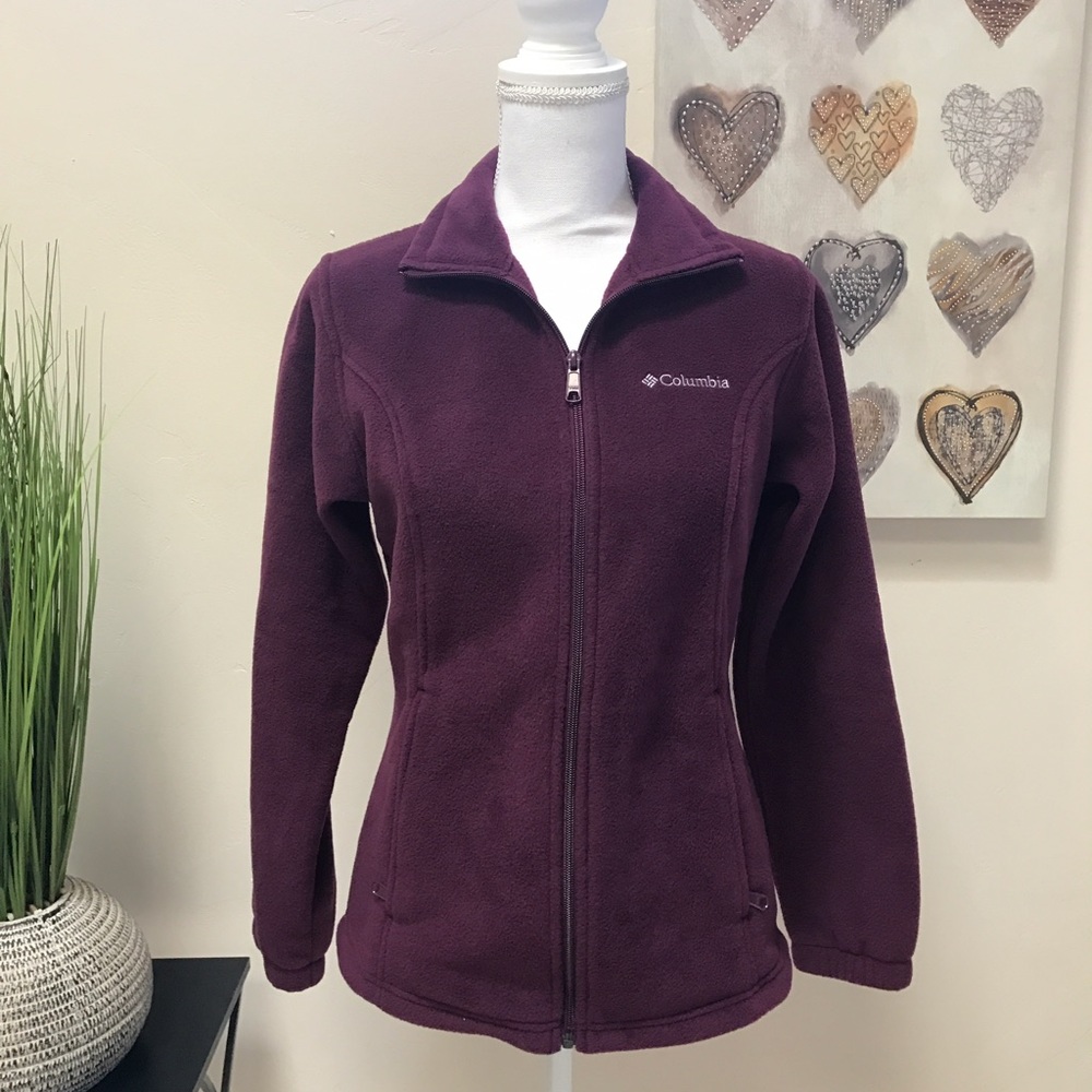 Never worn, Columbia fleece jacket