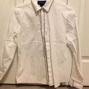 White button down