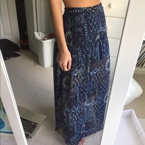 Urban Outfitters NWOT side slit tribal boho maxi