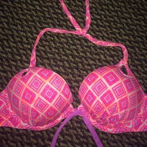 32b push up Victoria's Secret bikini top pink