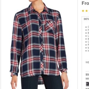 BEACH LUNCH LOUNGE Plaid Button-up